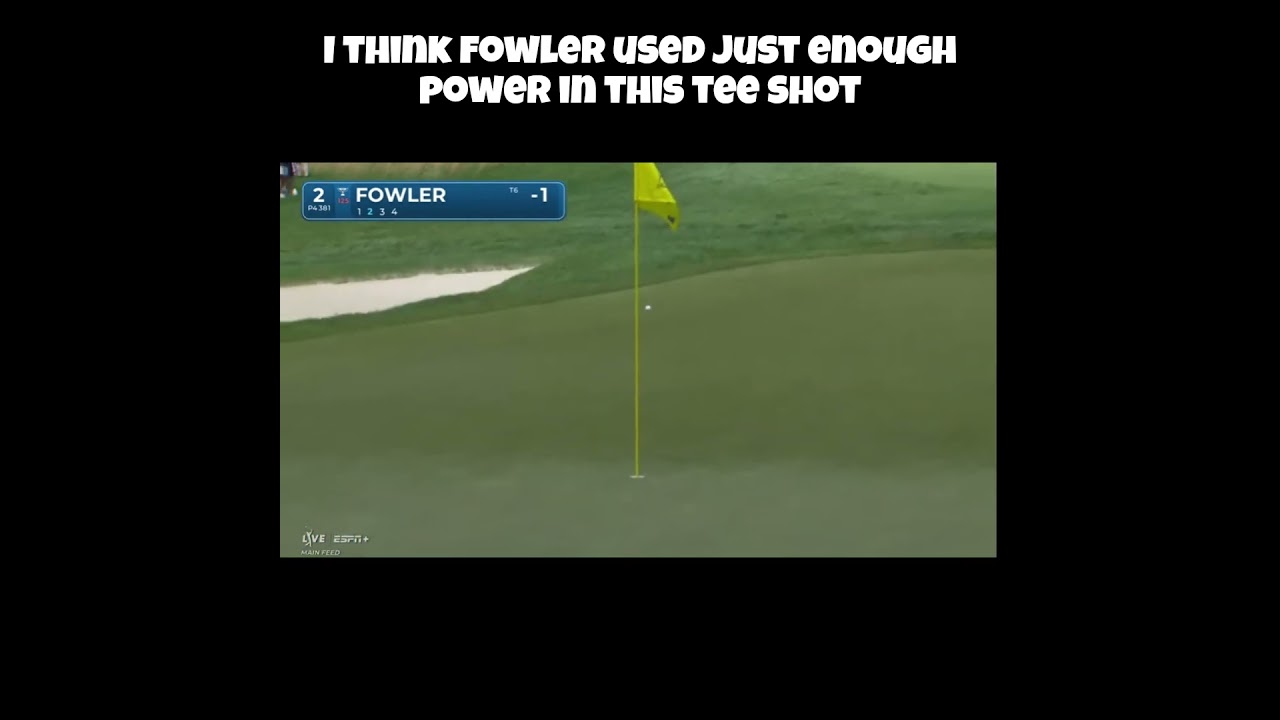 Rickie Fowler Hits Incredible Tee Shot! #golf #rickiefowler #pgatour