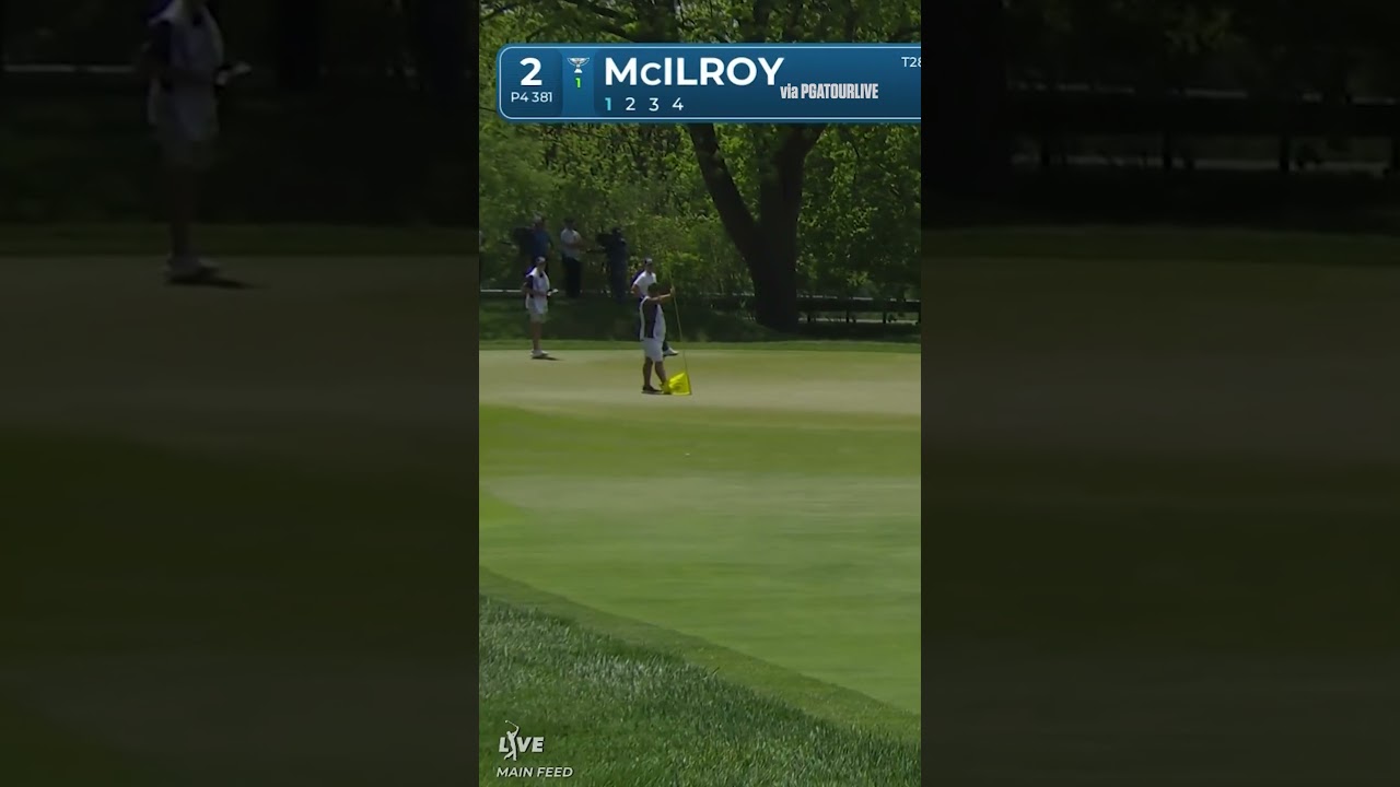 Rory McIlroy hits a 366-yard drive! 😮‍💨 #shorts