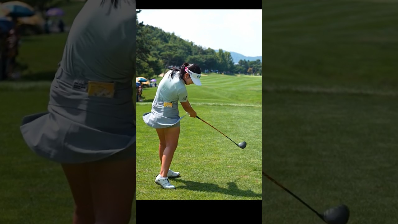모든 파워가 제대로 실리는 환상적인 드라이버샷!! KLPGA 유현조 프로 Instagram@titleist_korea #유현조프로