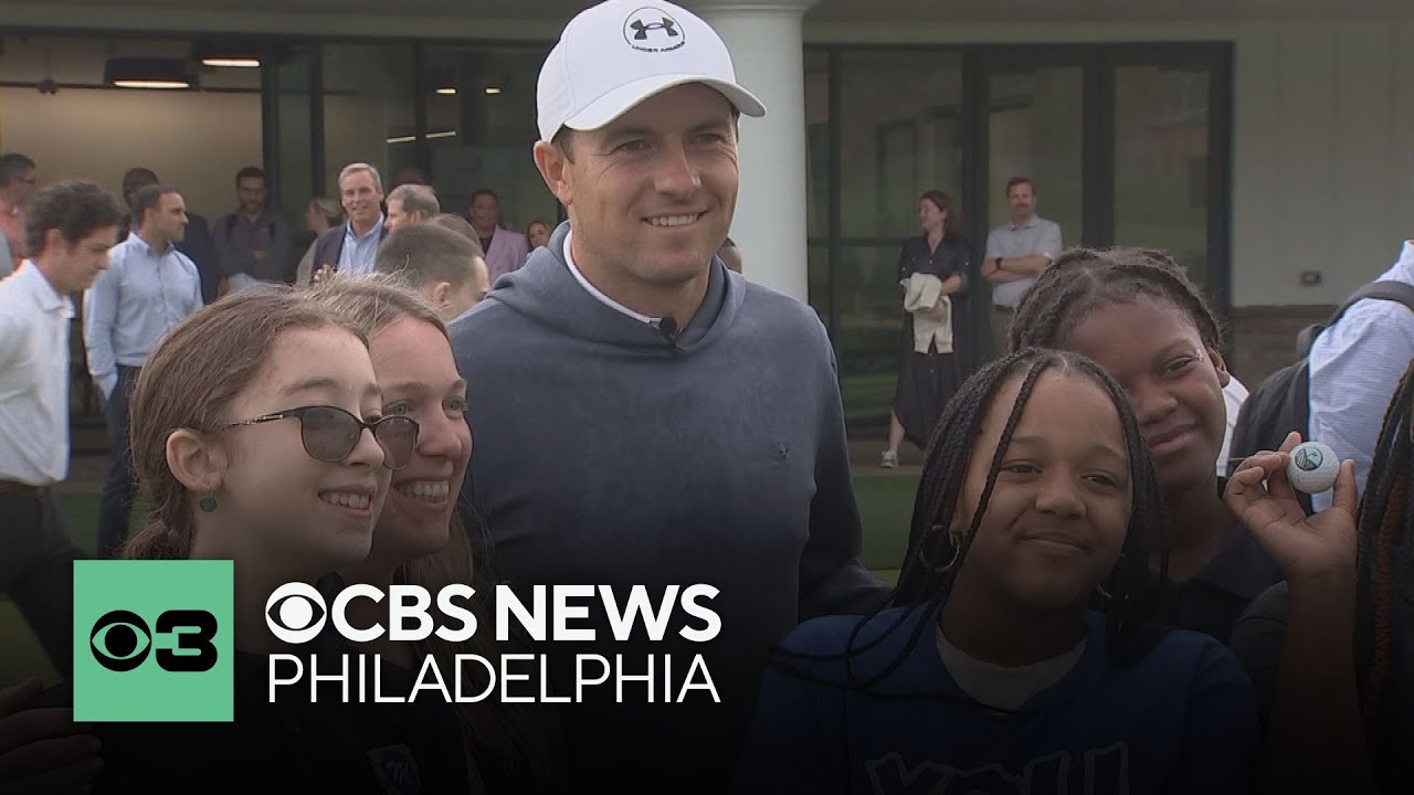 Jordan Spieth contributes to Cobbs Creek Foundation in West Philadelphia before Truist Championship