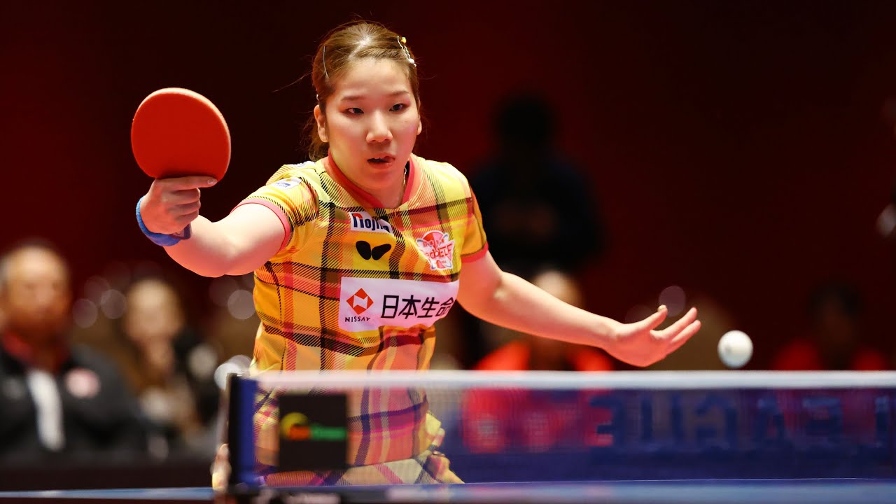 菅澤柚花里 vs 森さくら TBESTGAME 京都カグヤライズ vs 日本生命レッドエルフ ノジマTリーグ2024-2025 2024年11月29日 KBSホール【卓球 Tリーグ公式】