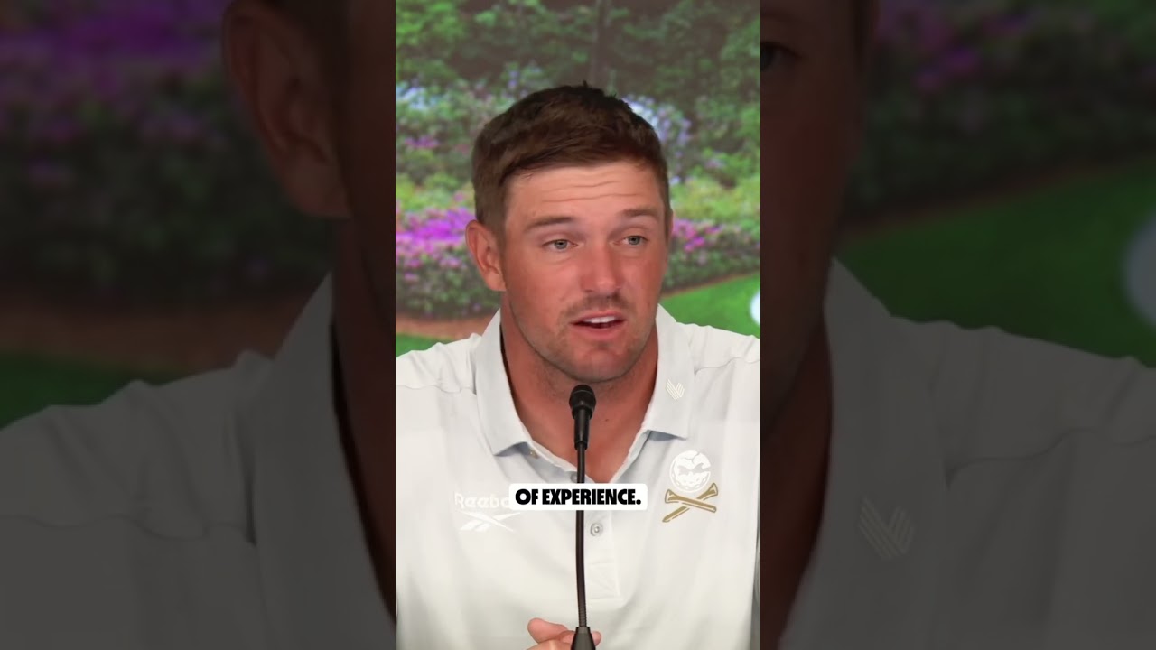 Bryson’s mindset for a major is incredible 😳 #golf #TheMasters #LIVGolf