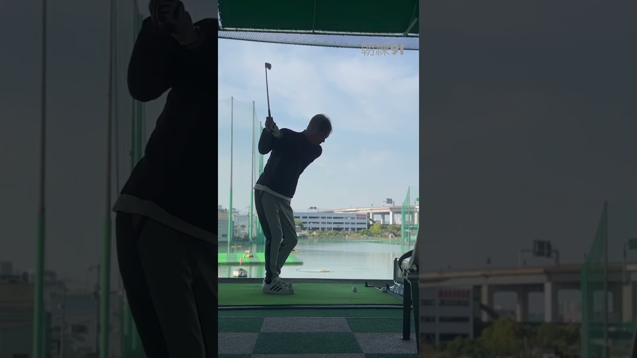 朝練9i  #ゴルフ #松山英樹 #パッティング #上田桃子 #ドローボール #SRIXON #ゴルフ練習 #ゴルフ女子