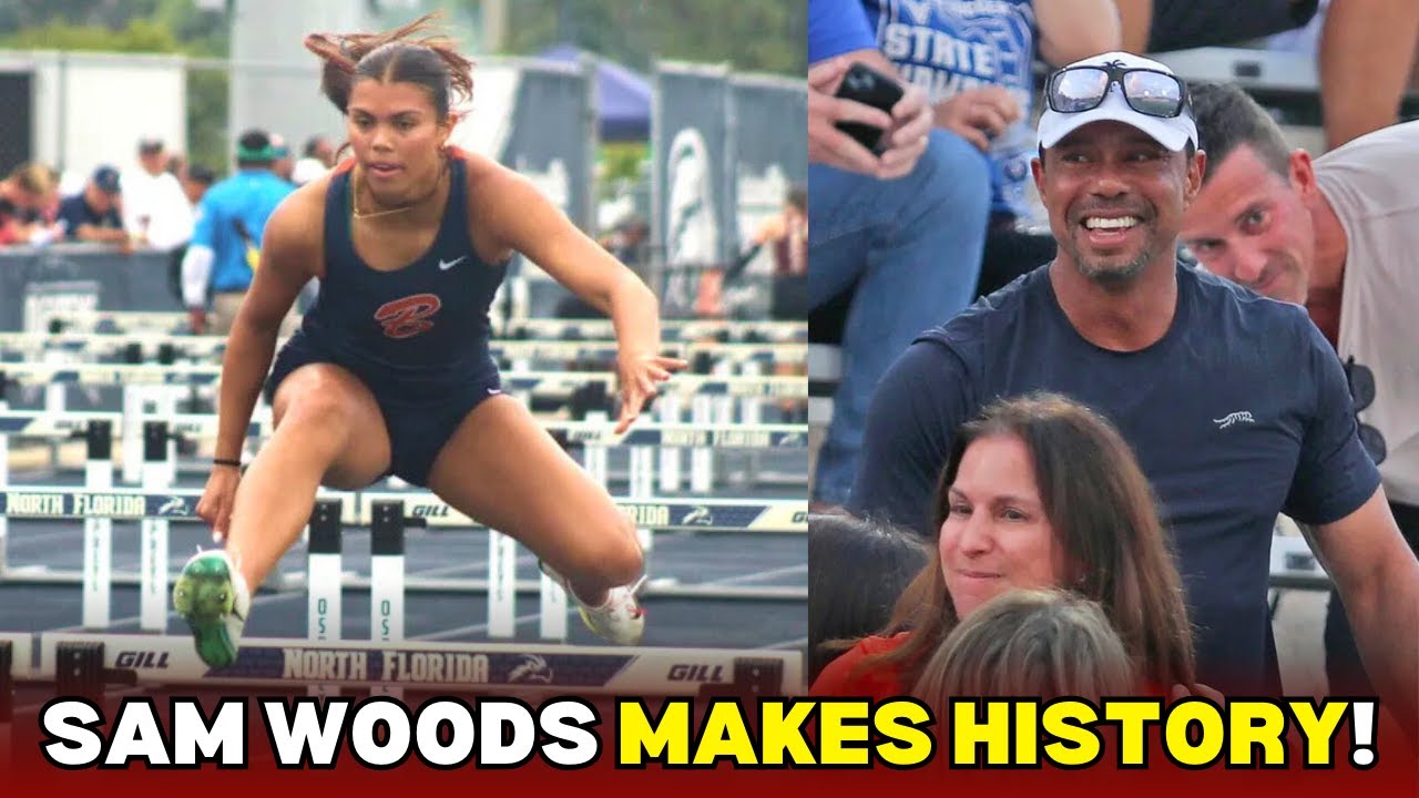 タイガー・ウッズの娘サム・ウッズがフロリダ州陸上競技で優勝