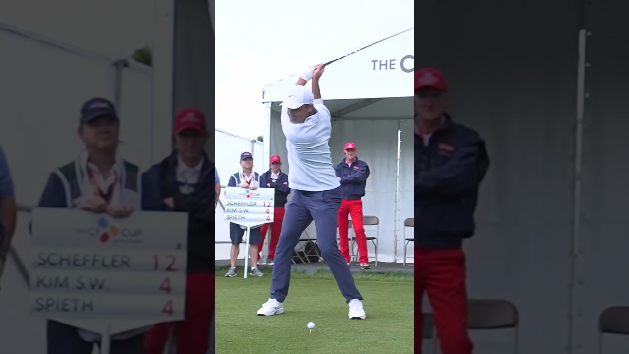 Scottie Scheffler Driver Swing 2025 #golfswing #pgatour #golf #scottiescheffler