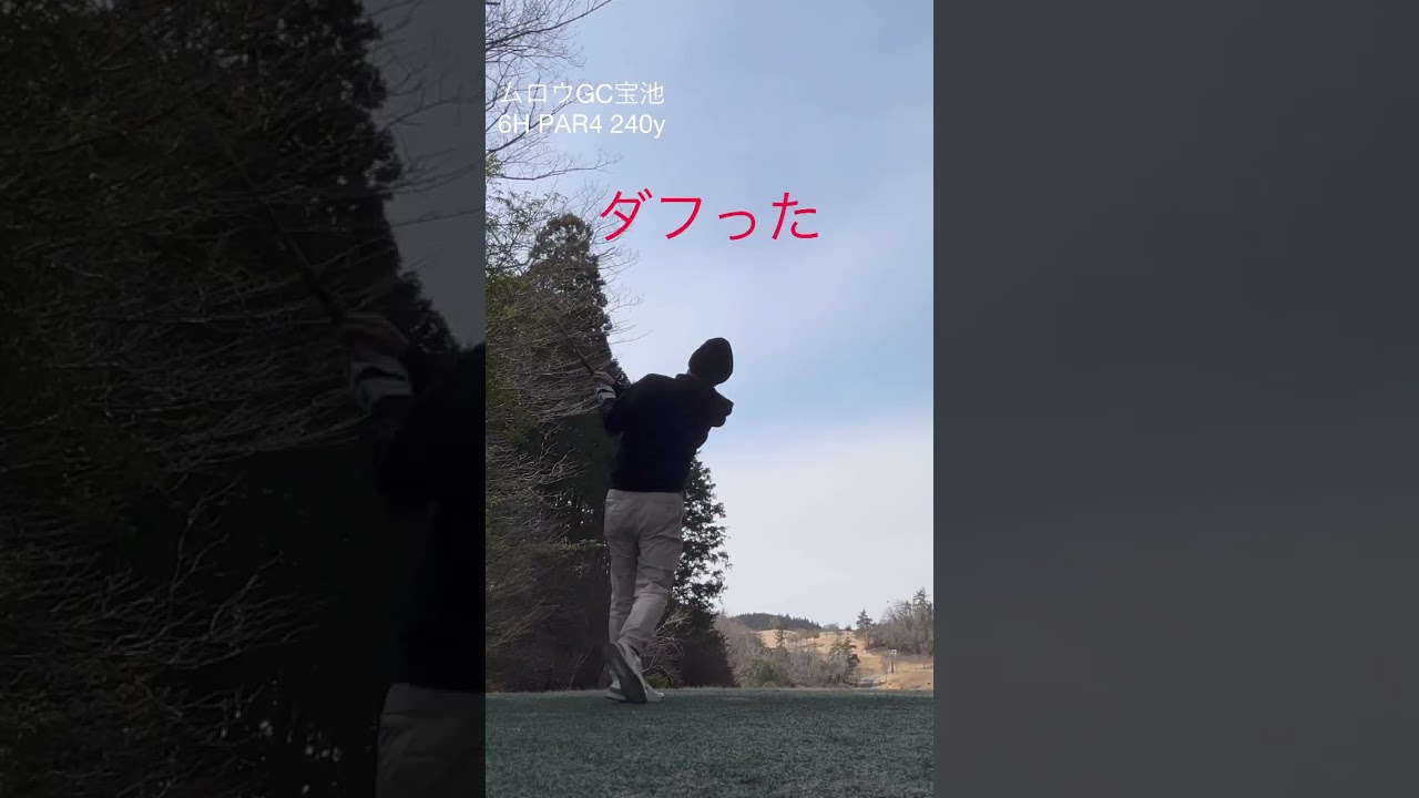 ムロウ36GC宝池6H #ゴルフ #松山英樹 #パッティング #上田桃子 #ドローボール #SRIXON #ゴルフ練習 #ゴルフ女子