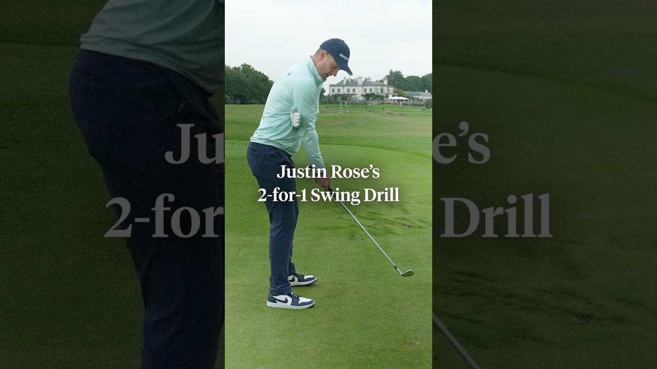 Justin Rose’s 2-for-1 drill with fix your inside takeaway 💯