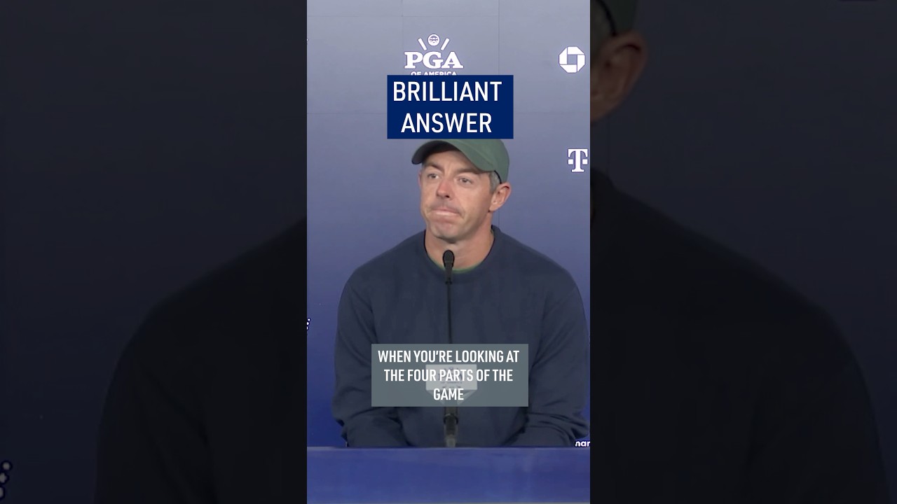 Rory McIlroy's PERFECT answer! 😎