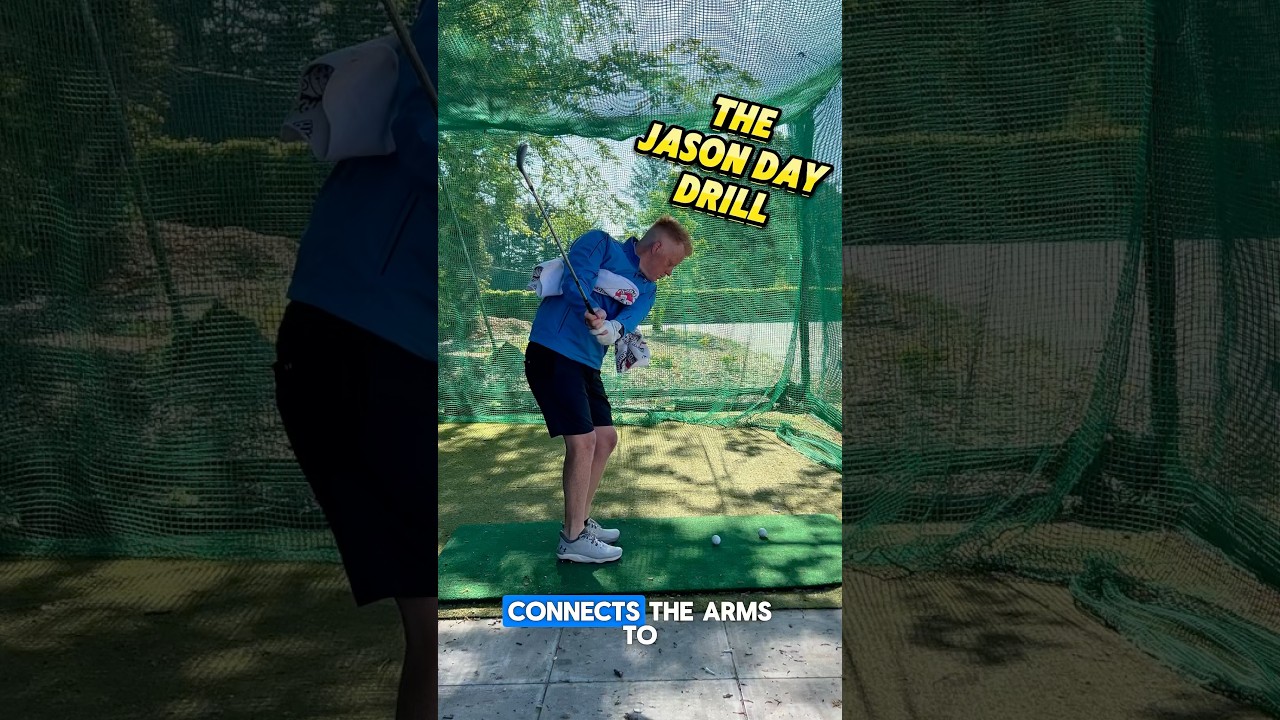 Jason Day’s “Towel Drill” for Dead-Hand Pitching #golf #golftips #golfswing #golfshorts #golfer