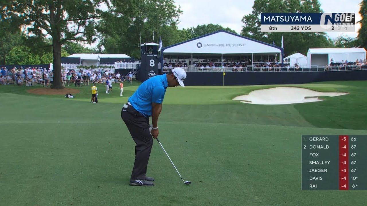 【全米プロ25】松山英樹は60位　8番パー4ではセカンドショットを約1.4mにつけバーディ