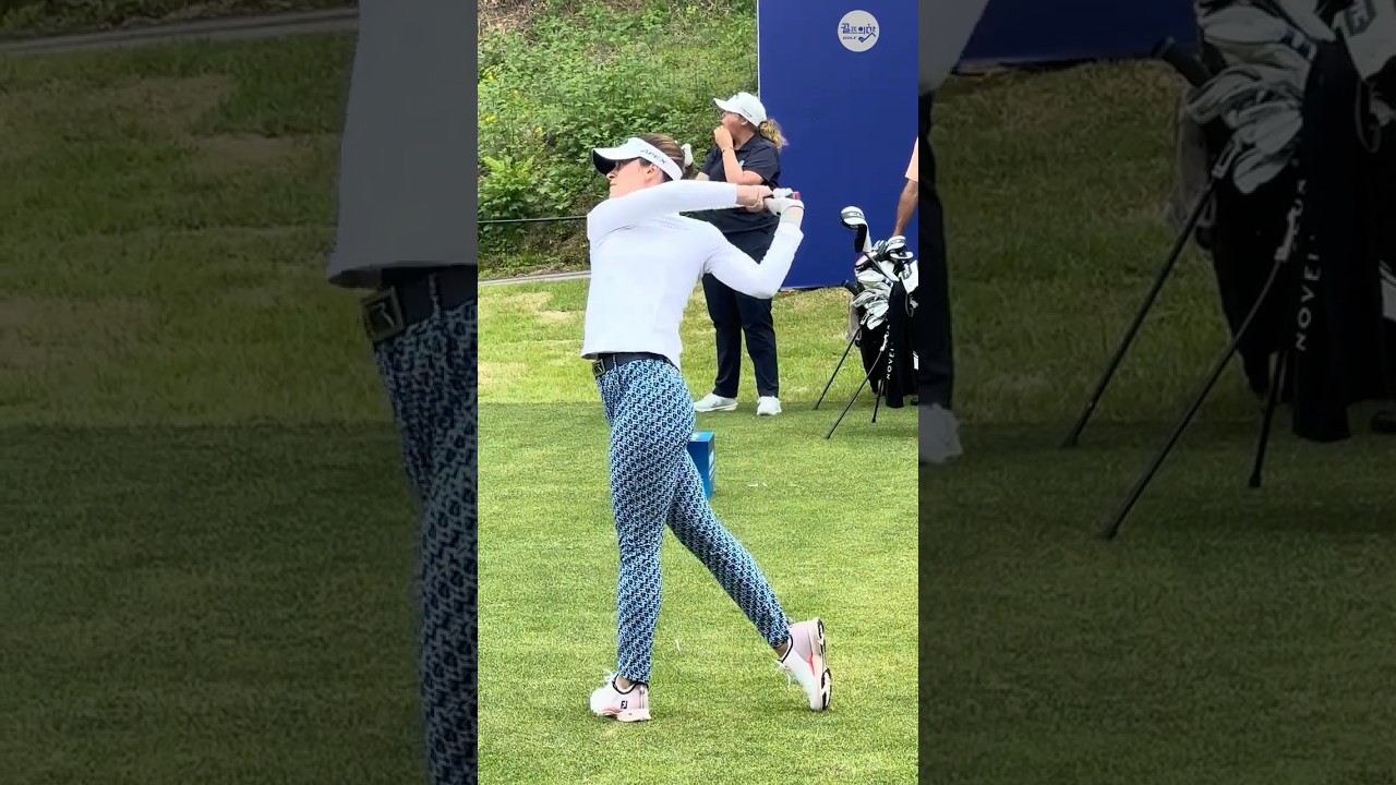 아람코코리아챔피언십 최고의 팔등신 미녀 🤍💙 | LET 알레산드라 파날리(이탈리아)