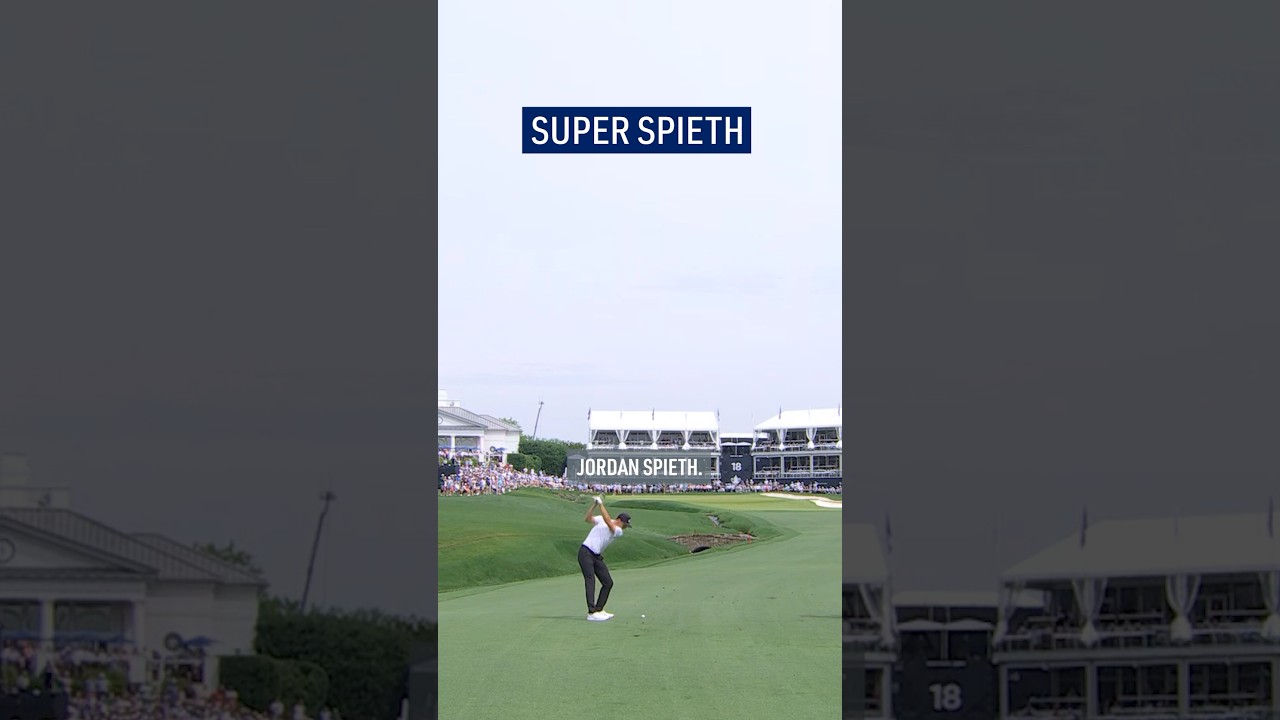 SPECTACULAR iron shot from Jordan Spieth! 🤯