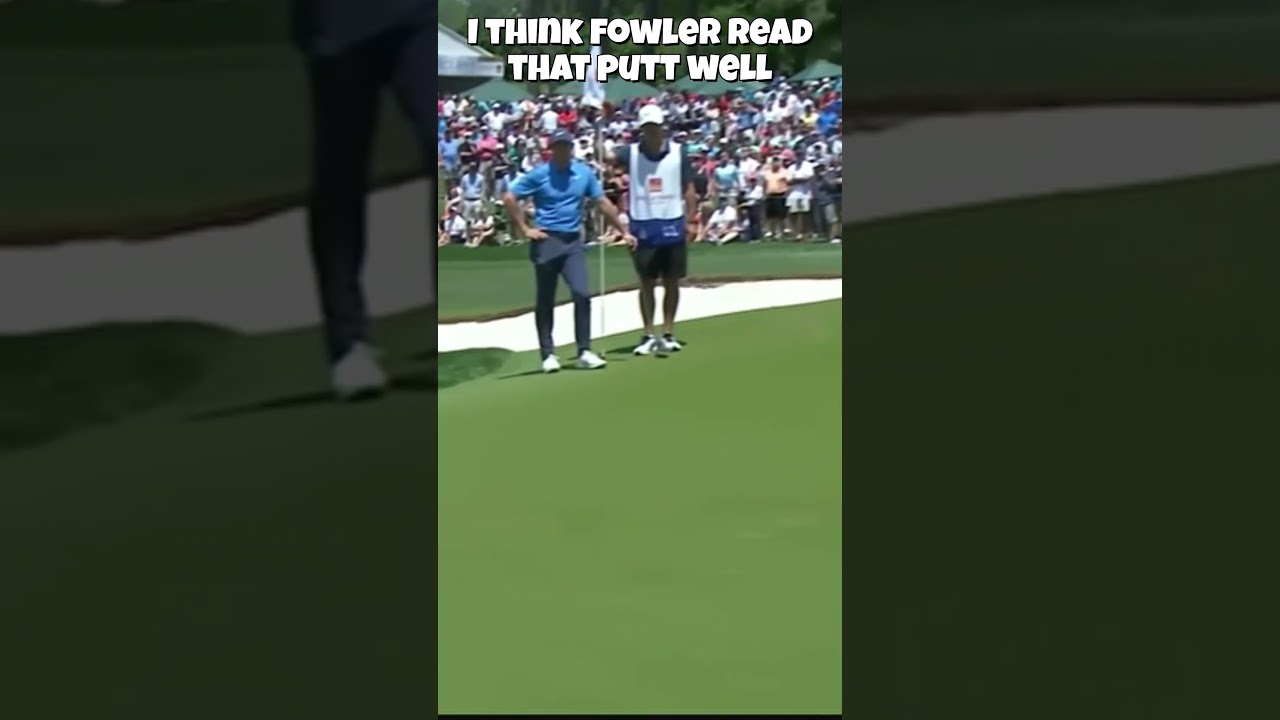 Rickie Fowler Makes Terrific Putt! #golf #rickiefowler #pgatour