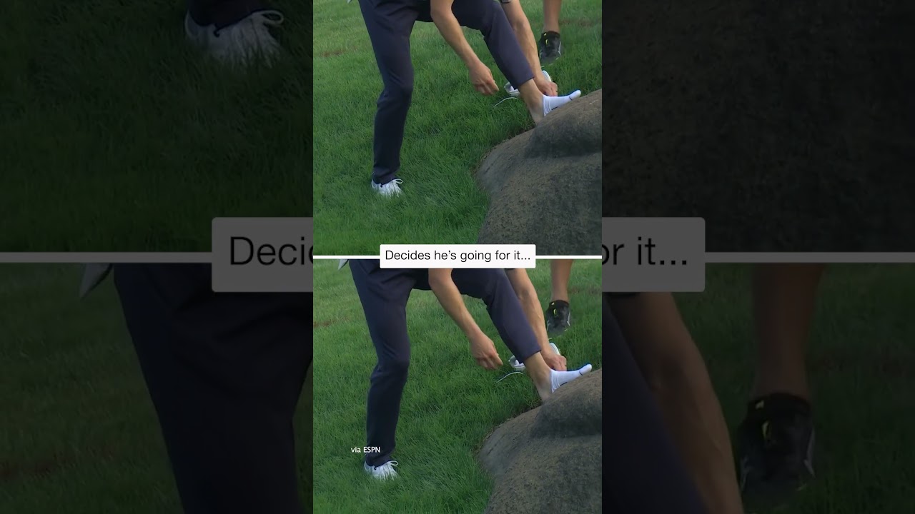 Still don't know how Justin Thomas pulled this off #shorts #pga #pgachampionship