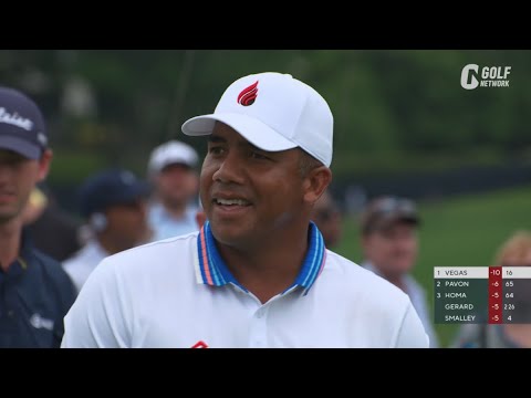 【全米プロ25】ジョナサン・ベガスが単独首位　17番では運良くバンカーレーキに当たってグリーンオン