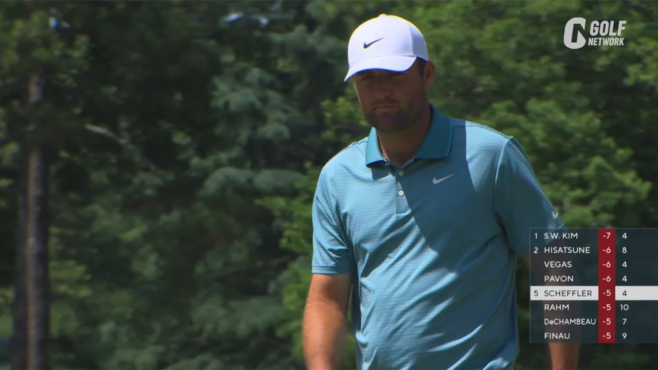 【全米プロ25】これぞ世界No.1のゴルフ！　スコッティ・シェフラー「65」で首位浮上