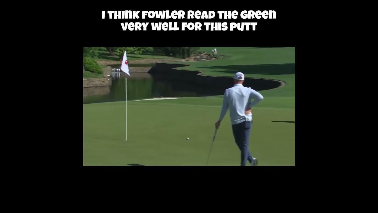 Rickie Fowler Makes Phenomenal Putt! #golf #rickiefowler #pgatour