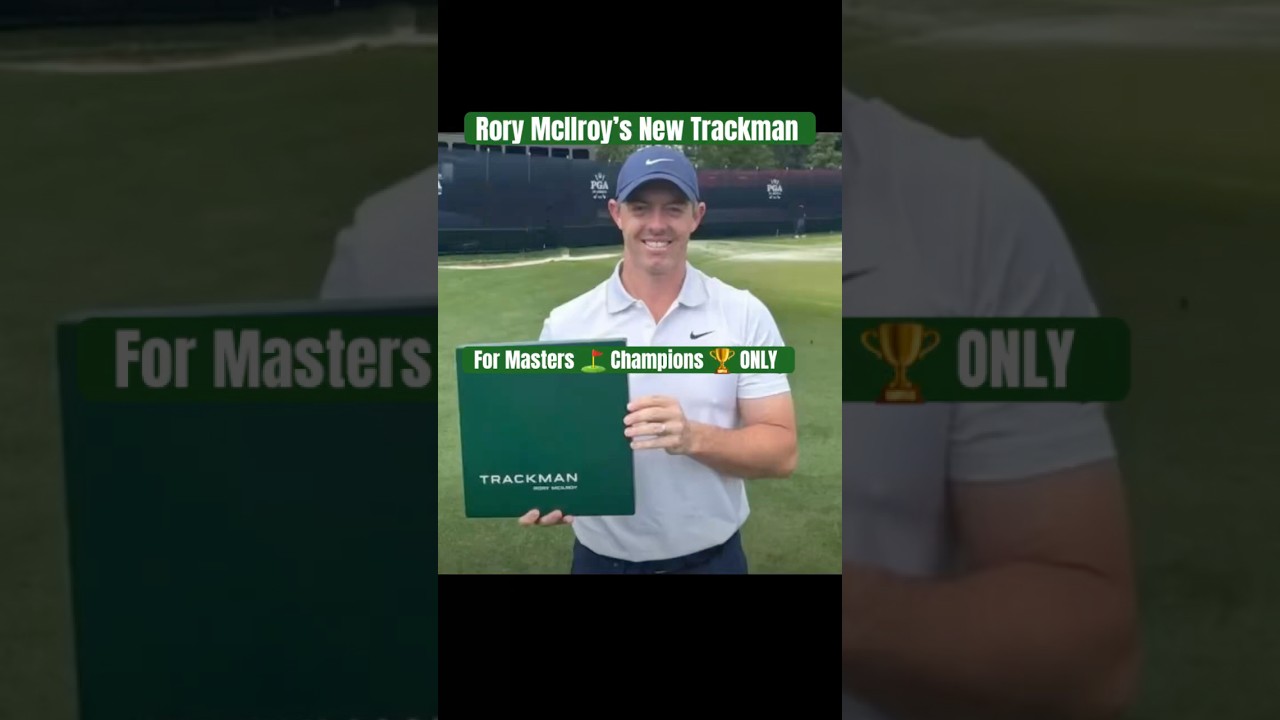 Rory’s EXCLUSIVE Green Trackman is for Masters ⛳️ Champions 🏆 ONLY 🫨 #golf ​⁠