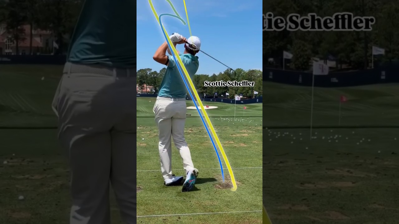 @scottie.scheffler Swing Traced by shashot app. #golfswing #golf #골프스윙 #골프 #ゴルフスイング #ゴルフ