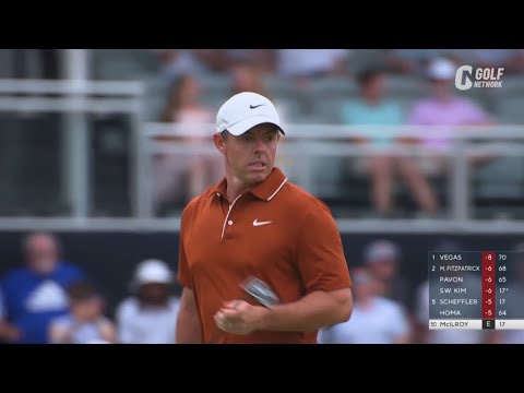 【全米プロ25】ローリー・マキロイ、難関グリーンマイルで連続ボギー喫するもカットライン上の62位に踏みとどまる