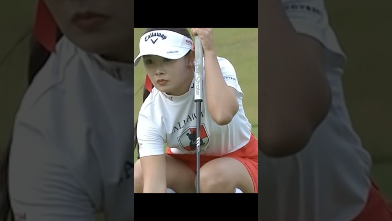Elegant Female Golfer Shot #河本結 #YuiKawamoto #golfswing #女子プロゴルファー #여자골퍼