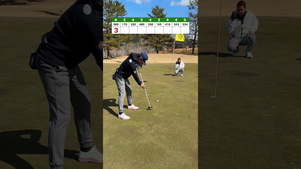 強風の中のゴルフ Part1