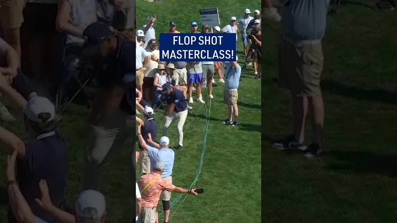 Bryson hits flop shot of DREAMS! 😮‍💨