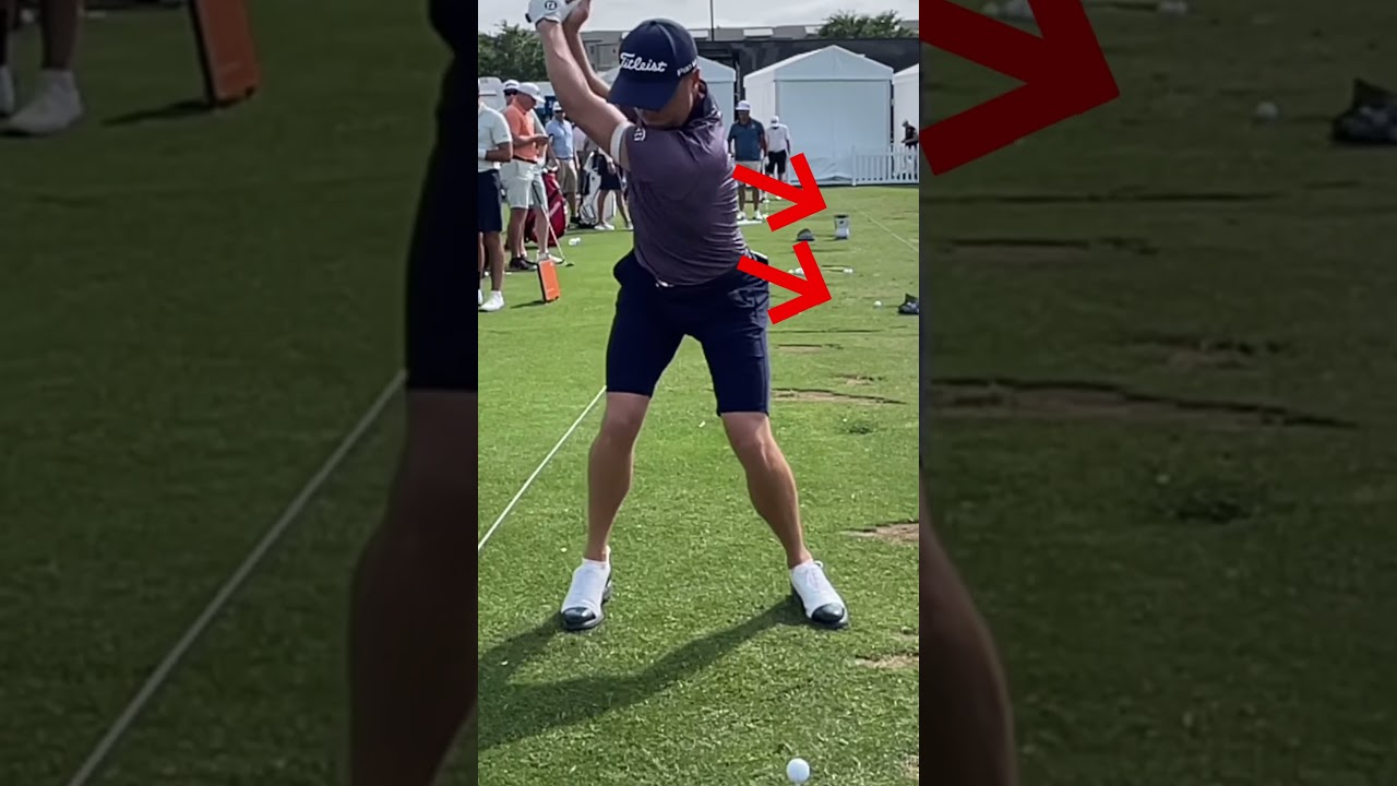 justin thomas slow motion swing DRIVER