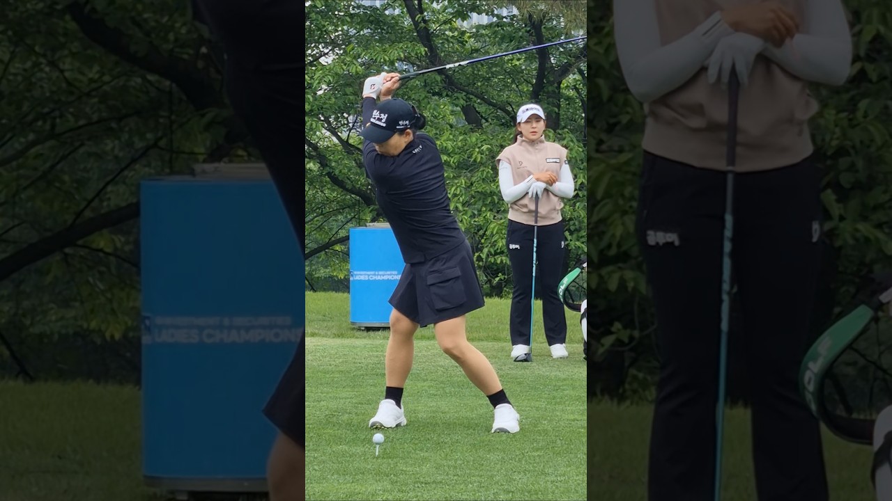 탑에서의 짧은 멈춤, 안선주 프로의 스윙 리듬 #안선주 #골프 #klpga #스윙 #NH투자증권레이디스챔피언십