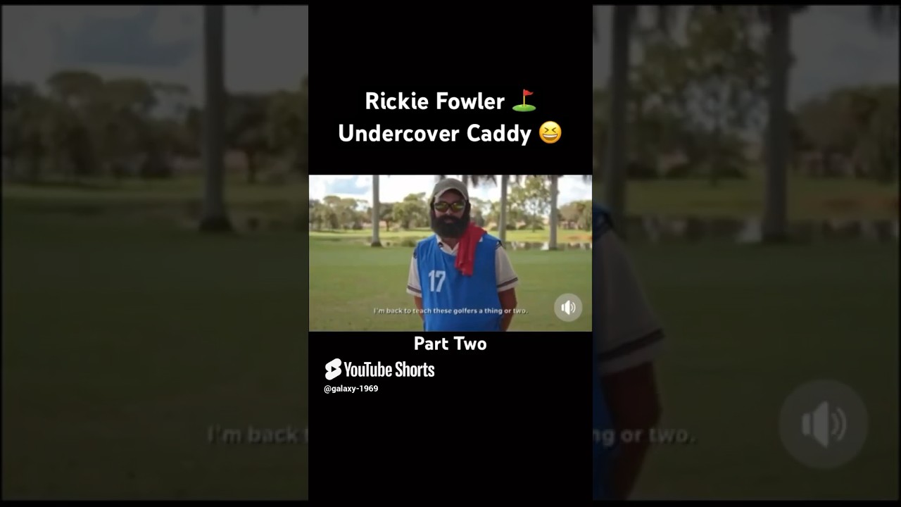 Rickie Fowler ⛳️ Undercover Caddy (Part 2) 😎 #golf #rickiefowler
