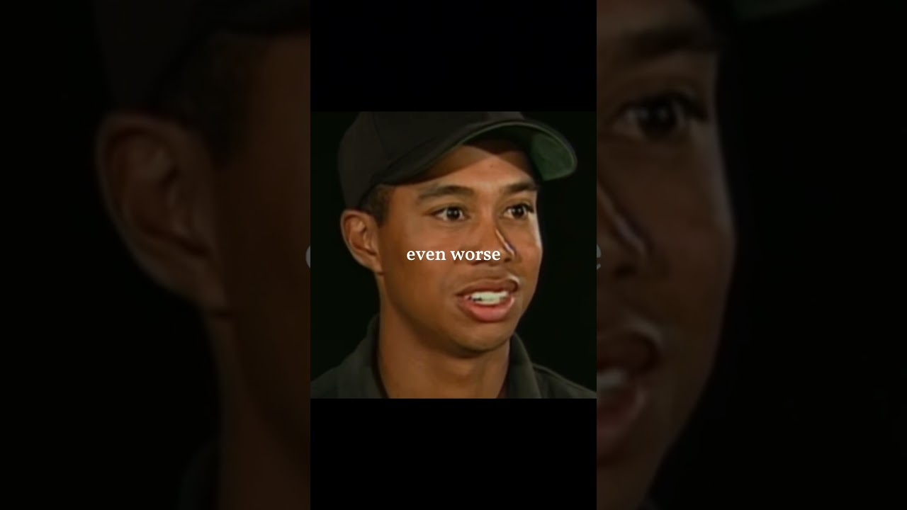 Tiger Woods didn’t listen to the noise - Let your passion be louder than their doubt!