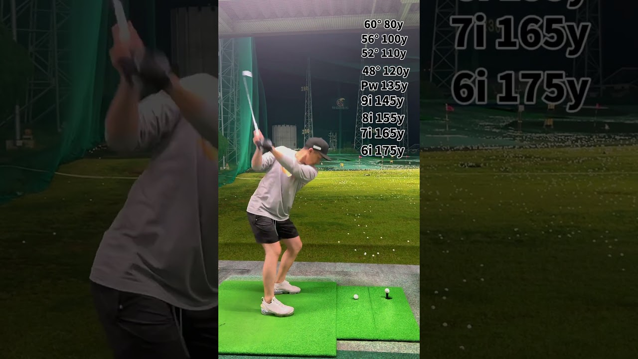 石川遼スイングを目指す カメラマンのクラブ別飛距離