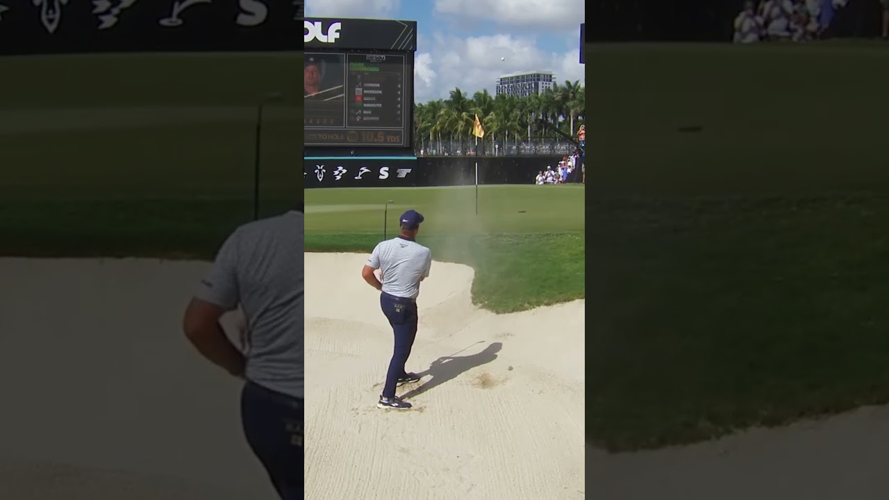 Bryson Dechambeau Greenside Bunker Swing 2025 #brysondechambeau  #livgolf #golfswing #golf