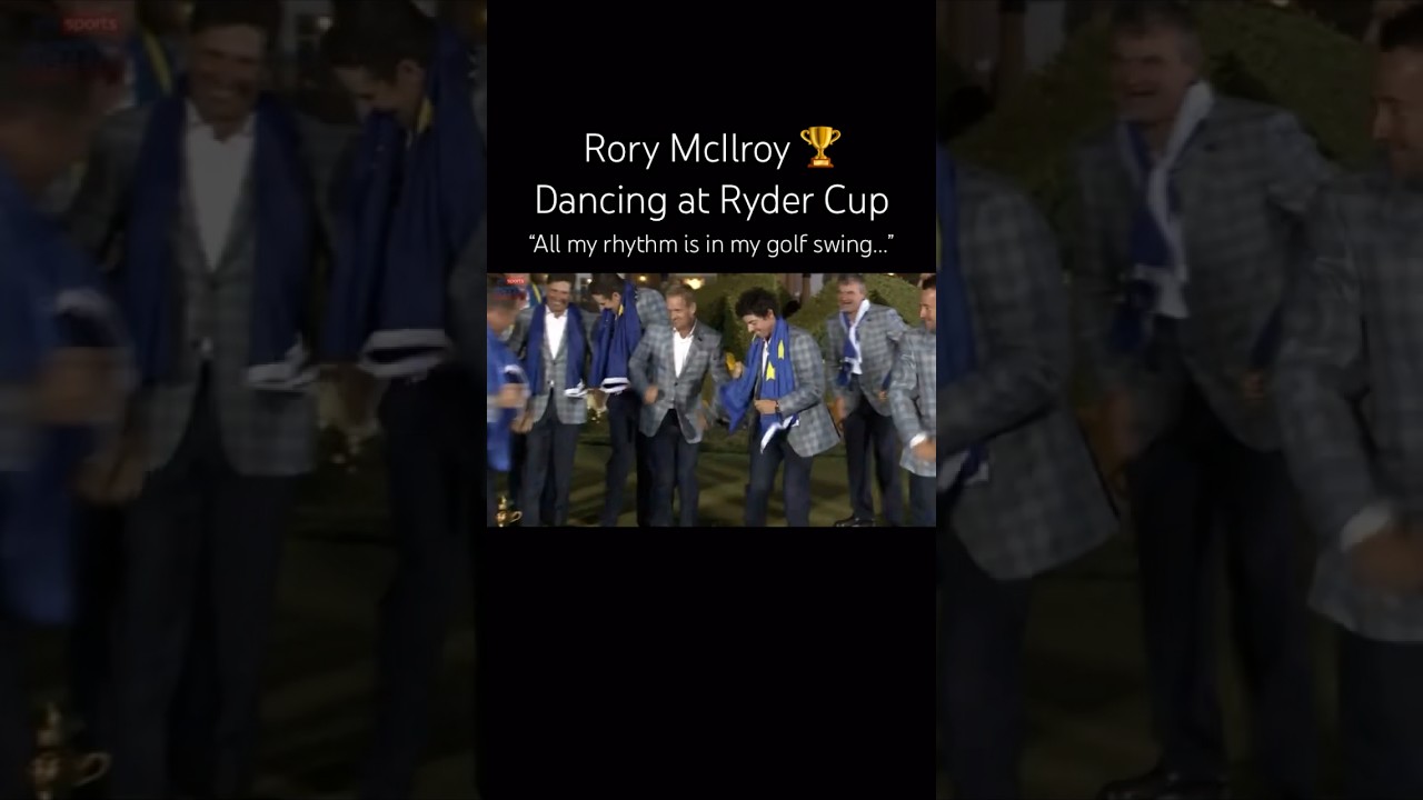 Rory McIlroy ⛳️ Dancing at the Ryder Cup 🏆 #golf #rorymcilroy