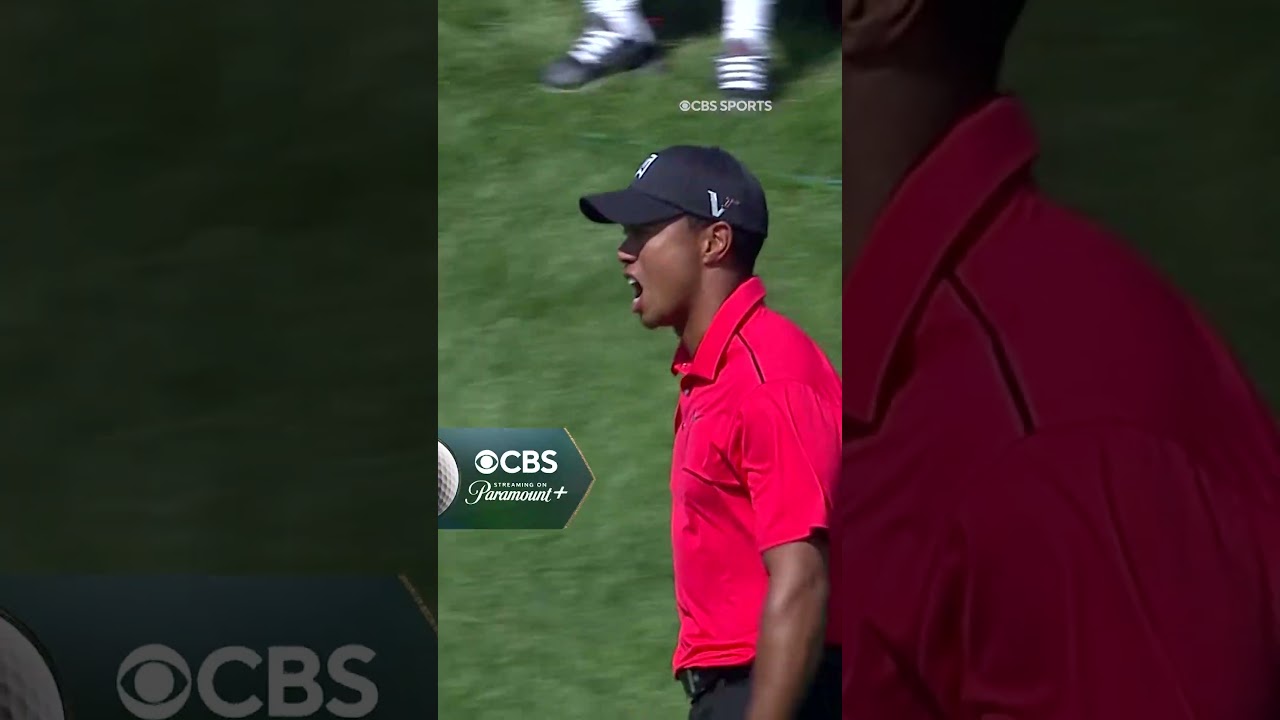 Tiger Woods doing Tiger Woods things 😅