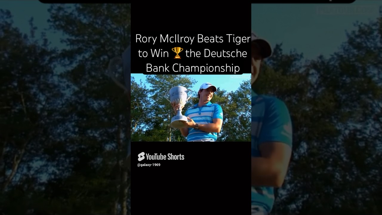 Rory McIlroy Beats Tiger & Oosthuizen to Win 🏆 the Deutsche Bank Championship