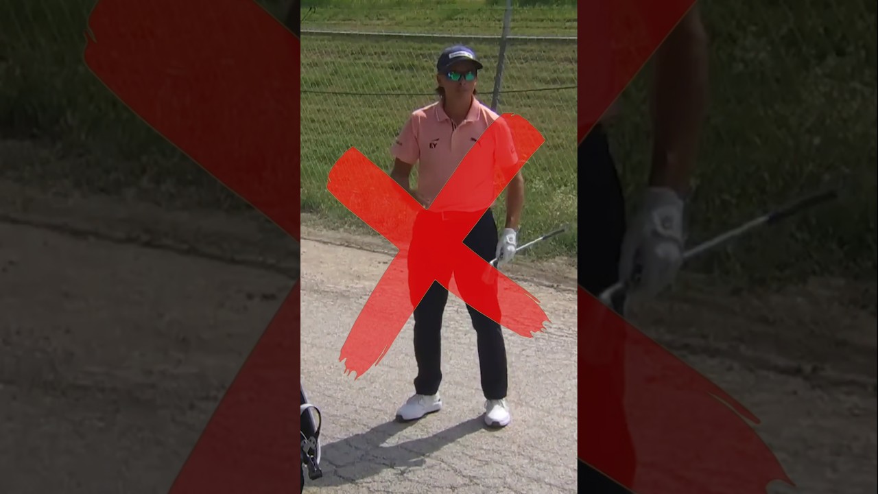 Rickie Fowler fence shot from the Charles Schwab! Did he get a fair ruling? in your opinion? ⛳