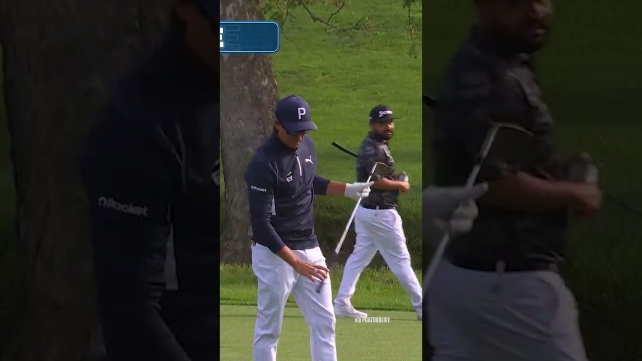 Rickie Fowler HOLES OUT from 127 yards! 👏