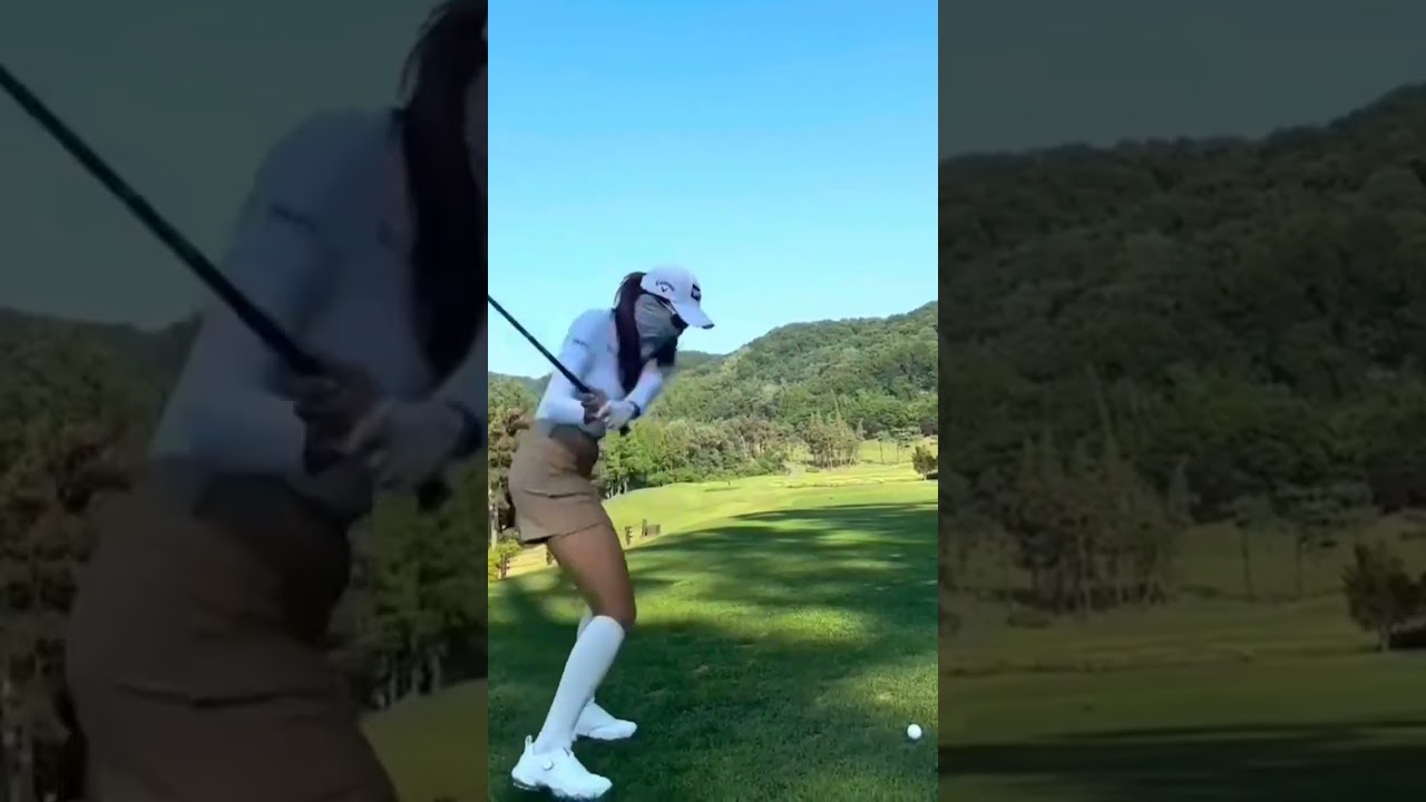 유현주 프로 우드 스윙모션 ❤️ KLPGA 💙 instagram@_hyunju.__ #골프