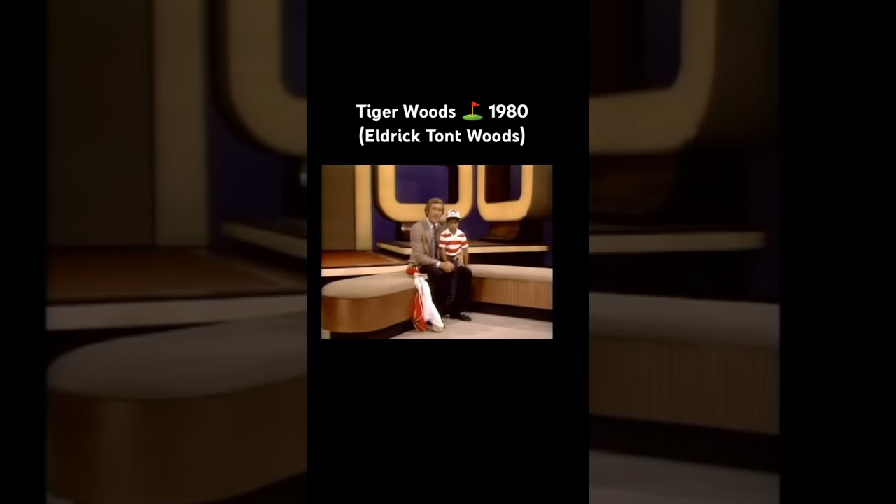 Tiger Woods (Eldrick Tont Woods) ⛳️ 1980 #golf #tigerwoods