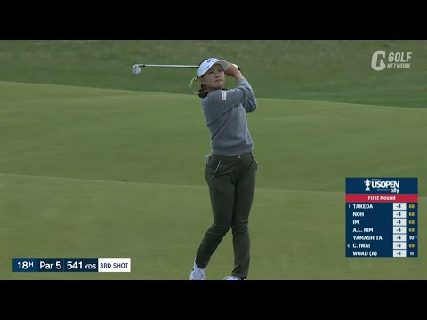 【全米女子25】河本結が1打差7位発進　6番では見事なチップインバーディ