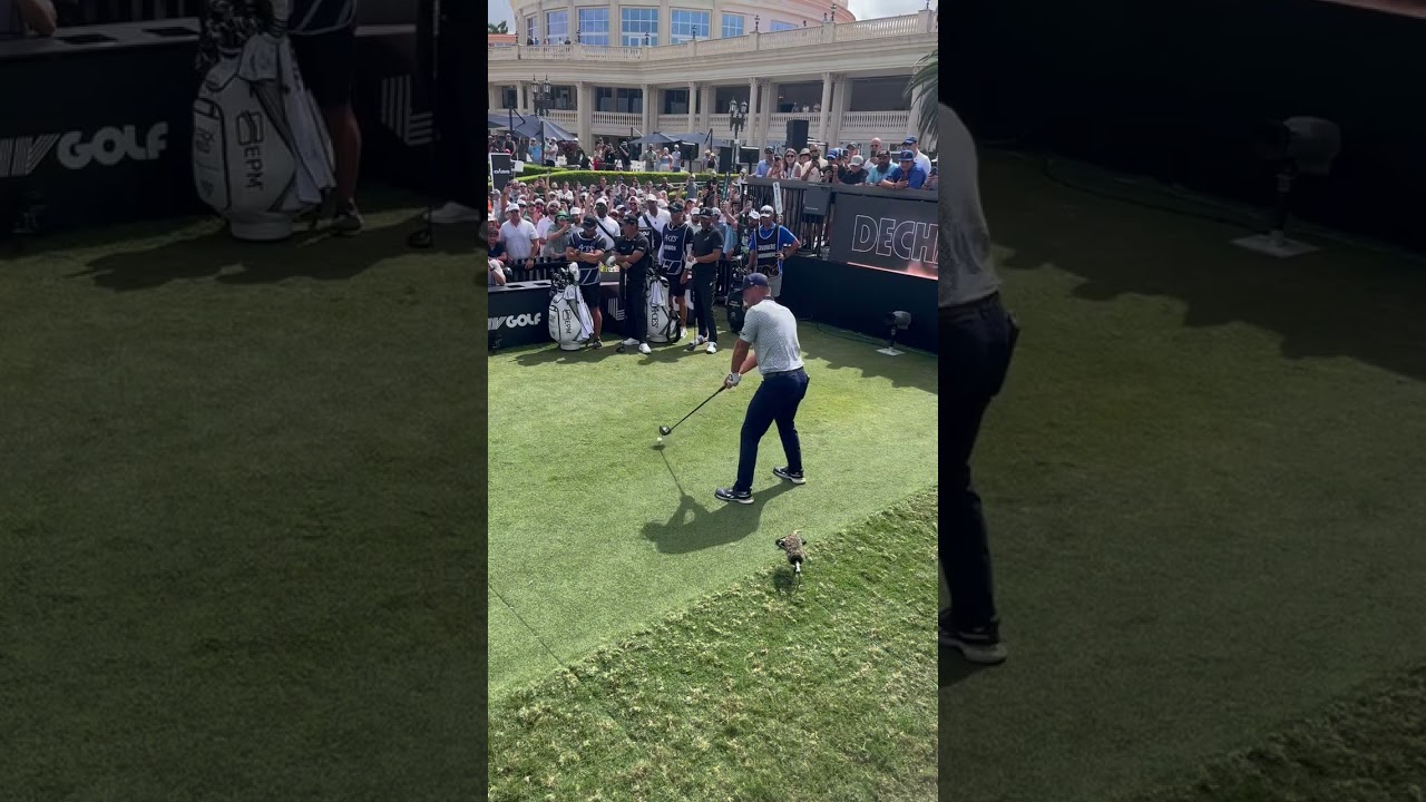 "Unleashing Power: Bryson DeChambeau's Epic Drive at Doral Golf and Country Club"