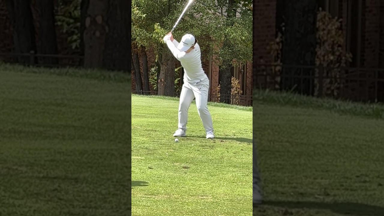 西郷真央 スロー動画#西郷真央#golfswing #golf #lpga