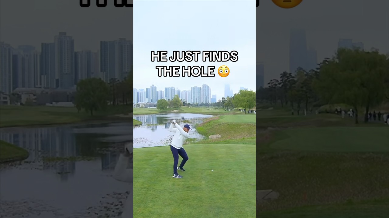 No green is safe when Bryson tees it up 😳 #golf #LIVGolf #brysondechambeau