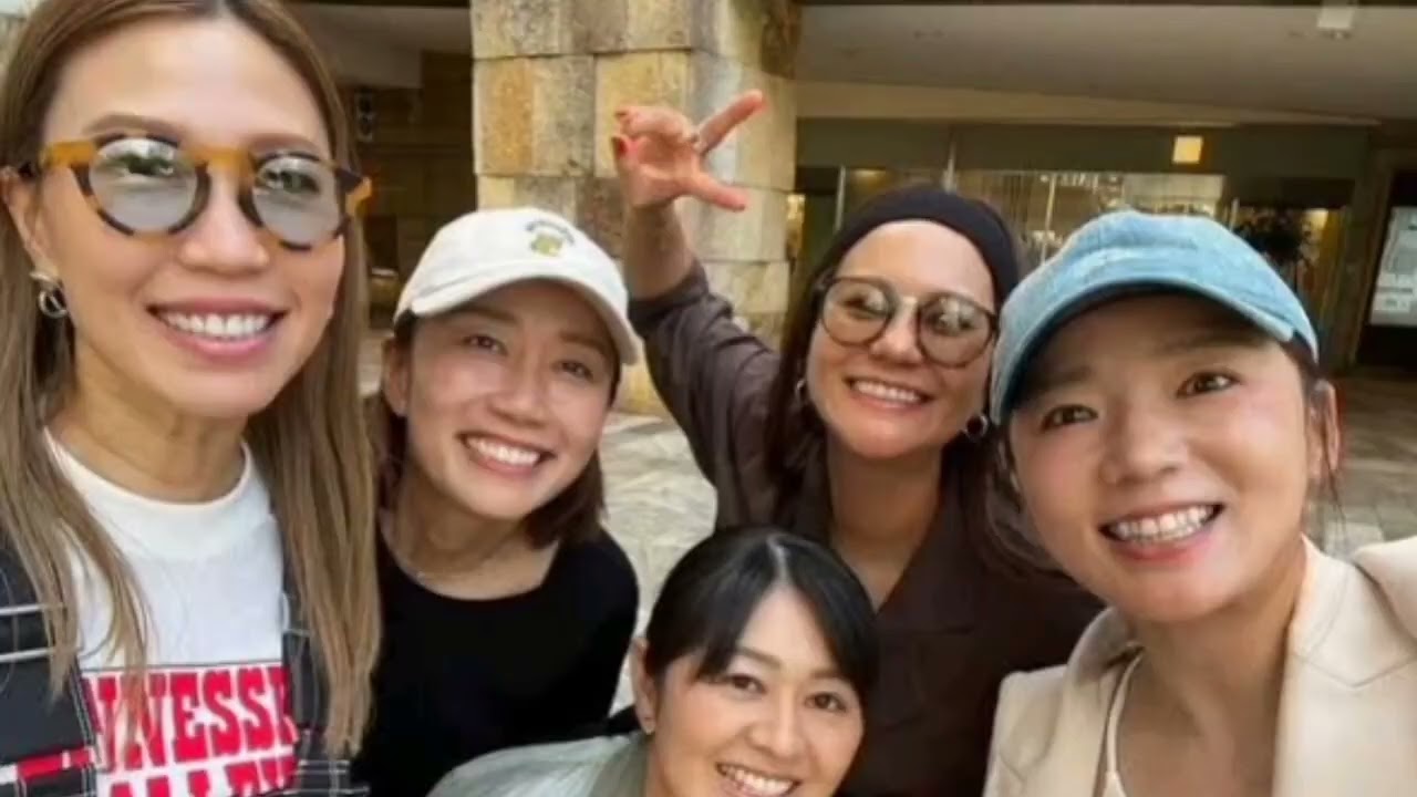 5人のトータル勝利数は65勝！ 上田桃子が超豪華メンバーの写真を公開「めちゃくちゃ最高で最強メンバー」