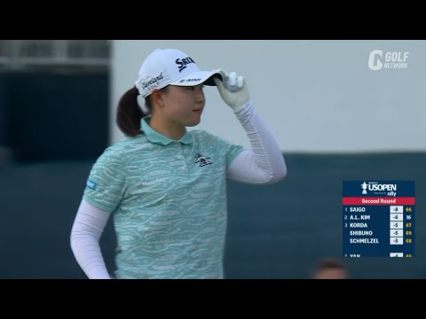 【全米女子25】竹田麗央は「73」の暫定12位タイ　14番、15番と連続バーディ奪取