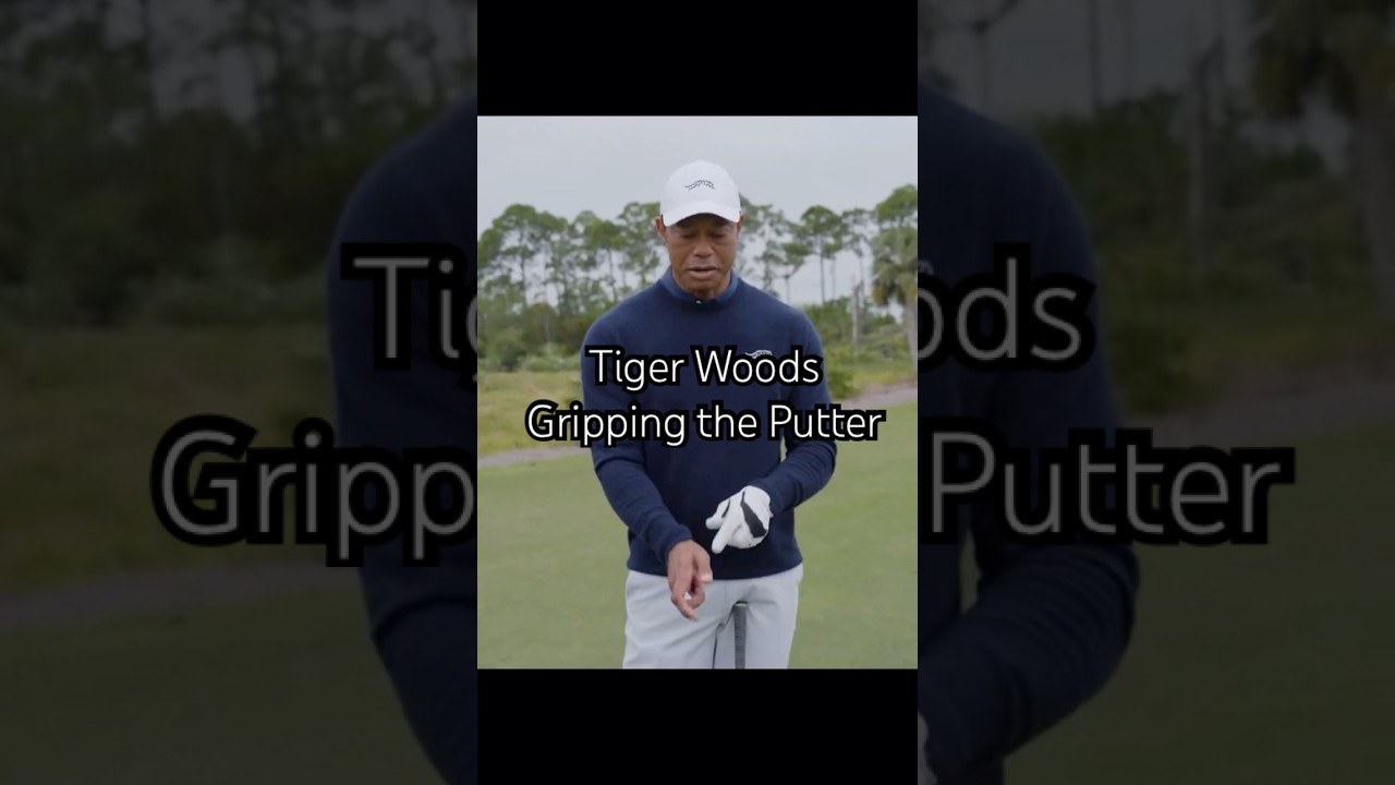 Tiger Woods ⛳️ Gripping the Putter #golf #tigerwoods