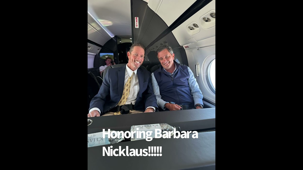 Barbara Nicklaus Ceremony#goldenbear #jacknicklaus#barbaranicklaus#tennistechnique#thememorial