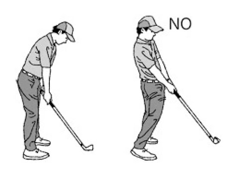 【ゴルフの裏技２】   インパクトで体が伸び上がるのは○○のせいでした