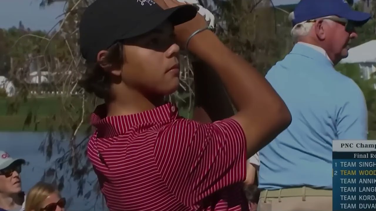 Charlie Woods adds to family legacy with first major junior golf win